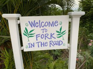 Welcome to the Fork in the Road sign