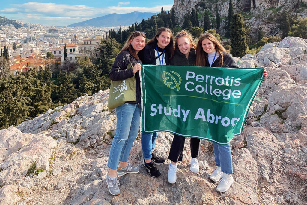 Grace Reiss at Perrotis College in Greece